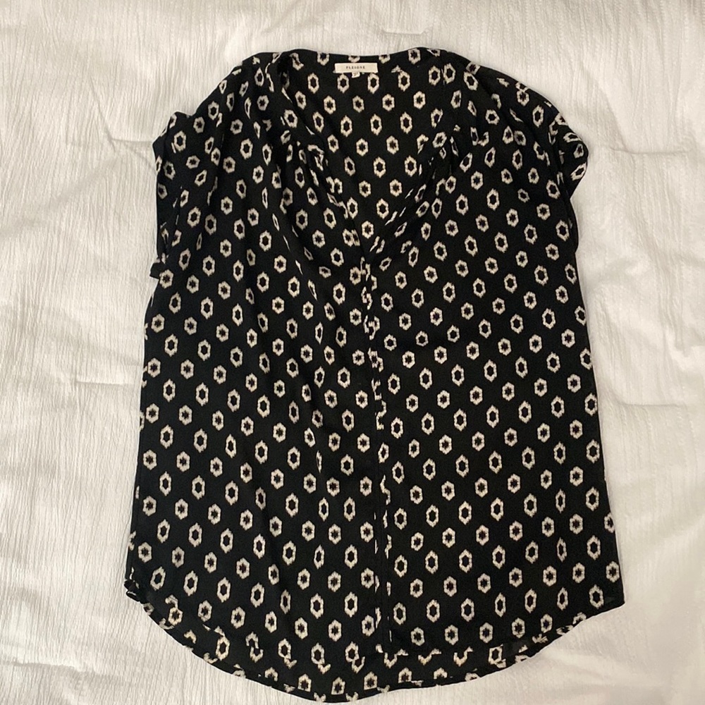 EUC, short sleeve blouse